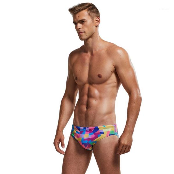 

swimwear mens printing bathing suit swimming bikini briefs swimsuit summer male swim trunks board shorts quick drying beachwear men's, White;black