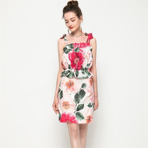

casual dresses women designer runway dress fashion summer floral print beach holiday np1568n, Black;gray