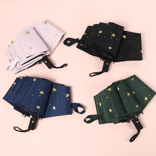 

umbrellas umbrella folding automatic large wind-resistant sun sunscreen and uv protection sunshade both sunny rainy