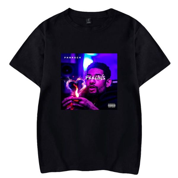 

men's t-shirts pnb rock fashion prints women/men summer short sleeve tshirts casual graffiti style t shirt for men, White;black