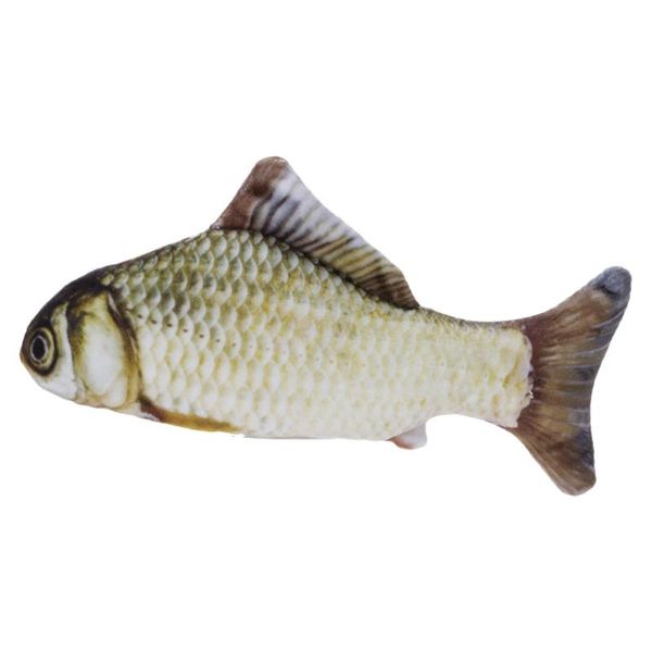 

cat toys fish shape design toy plush cute 30cm fabric funny play