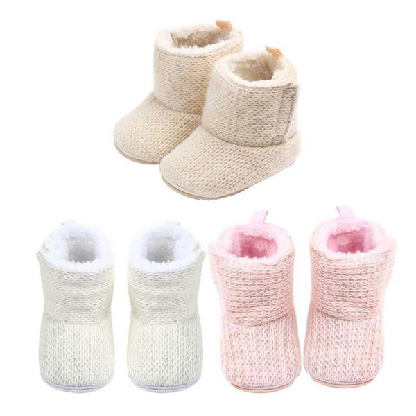 

first walkers baby toddler boots shoes fleece lined thickened wool cotton warm
