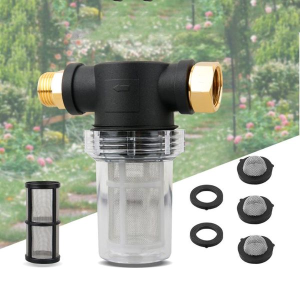 

car washer garden hose water filter stainless steel mesh g3/4 thread high pressure