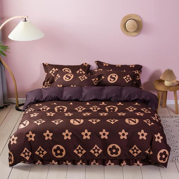 

bedding sets luxury duvet cover bed sheet pillowcase full king  twin size set