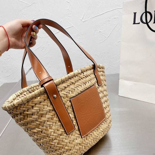 

[a mao family]straw high-grade 2021 summer net red new style one shoulder crossbody versatile fashion hand-held women's bag