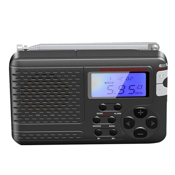 

radio multifunctional with antenna portable lcd screen am/fm/sw/tv full-band 50/60hz) 3xaaa battery storage