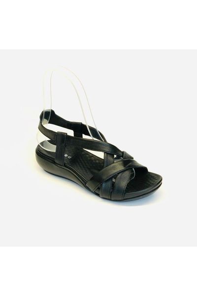 

sandals orthopedic genuine leather, Black