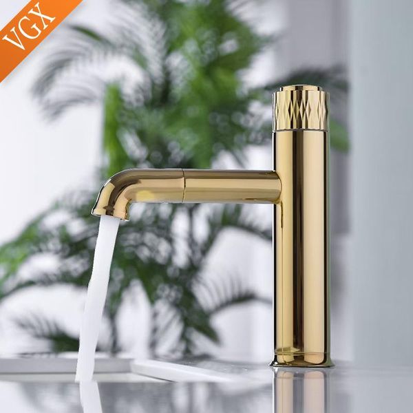 

bathroom vanity vessel faucet kitchen sink mixer 360 swivel water basin retro tap for face,gargle,eye,golden f611-101g faucets
