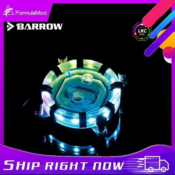 

fans & coolings barrow ltykb-ark for intel socket lga115x lrc rgb v2 aurora limited edition cpu waterblock 0.4mm microcutting micro waterway