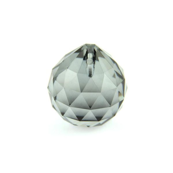 

40mm smoked grey 40pcs crystal chandelier ball prism drop for parts & wedding x-mas event party supplie