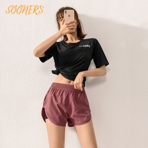 

sooners #521 yoga shorts, White;red