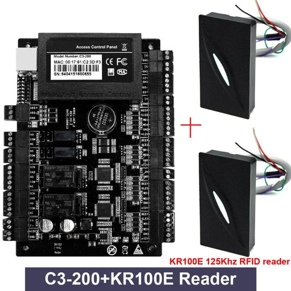 

kit ip-based door access control panel tcp/ip rs485 communication advanced wiegand 26 fingerprint