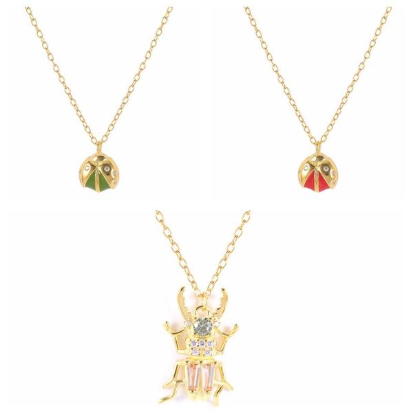 

chains aide 925 sterling silver necklaces for women summer necklace 2021 insect clavicle chain jewelry on the neck pendiente collares