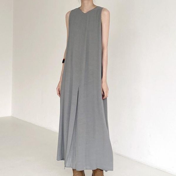 

casual dresses 2021 plus size summer shirt dress evening female vintage party oversize sleeveless beach women robe vestido prom, Black;gray