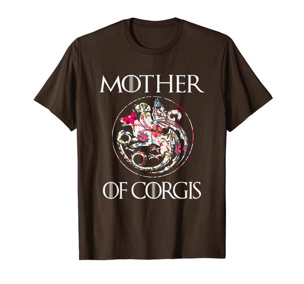 

mother of corgis 2019 t-shirt gifts for cat lovers, White;black