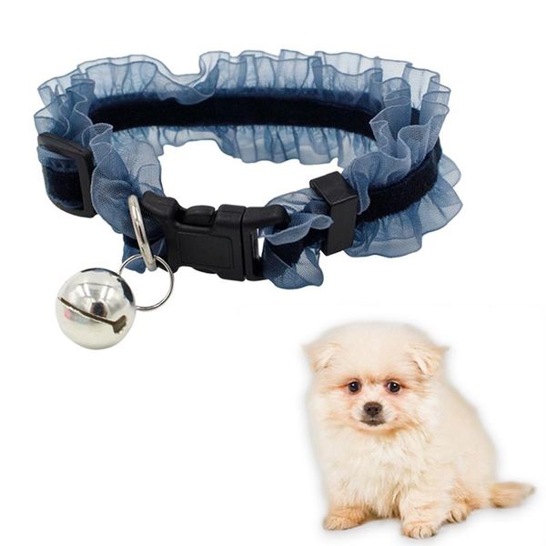 

cat collars & leads legendog lace pet collar with bell sweet supply neck ring elasticity velvet strap necklace