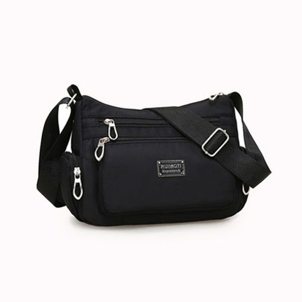 

evening bags fashion women oxford cloth multi layers shoulder crossbody bag casual ladies pure color messenger waterproof purse handbags