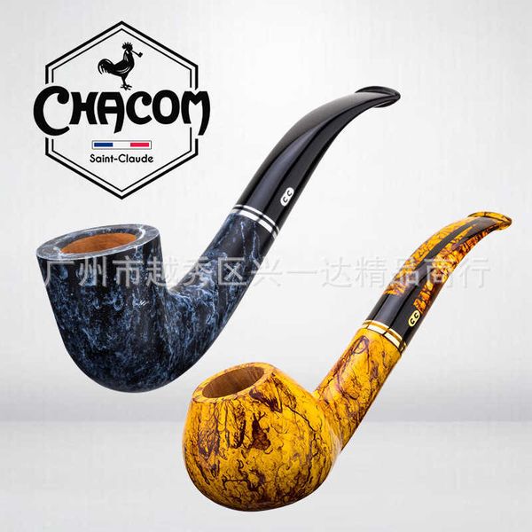 

france chacom atlas amber / marble blue heather cc pipe lubinski