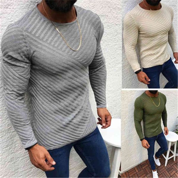 

men's man solid color knitting sweaters fashion trend long sleeve round neck pullover sweater male spring skinny casual bottoming knitt, White;black