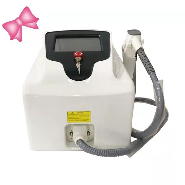 

diode laser three wavelength 755/808/1064nm permanent hair removal machine clinic home spa use, Black
