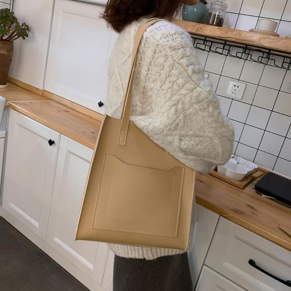 

duffel bags fashion casual multi-function women shoulder bag smooth zipper large capacity faux leather solid color meet needs handle