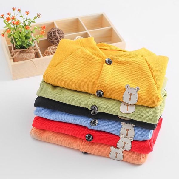 

jackets children's cardigan jacket boys and girls knitting shirt coats fashion cartoon kids clothes autumn baby outerwear, Blue;gray