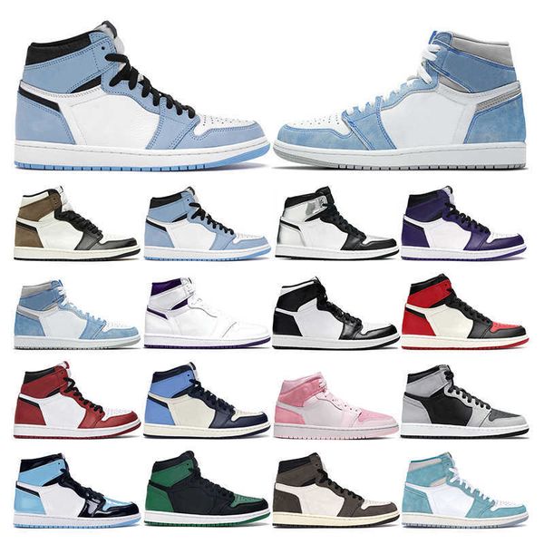 

2021 men basketball shoes 1s women university blue hyper royal shadow 2.0 dark mocha mens trainers sports sneakers fashion