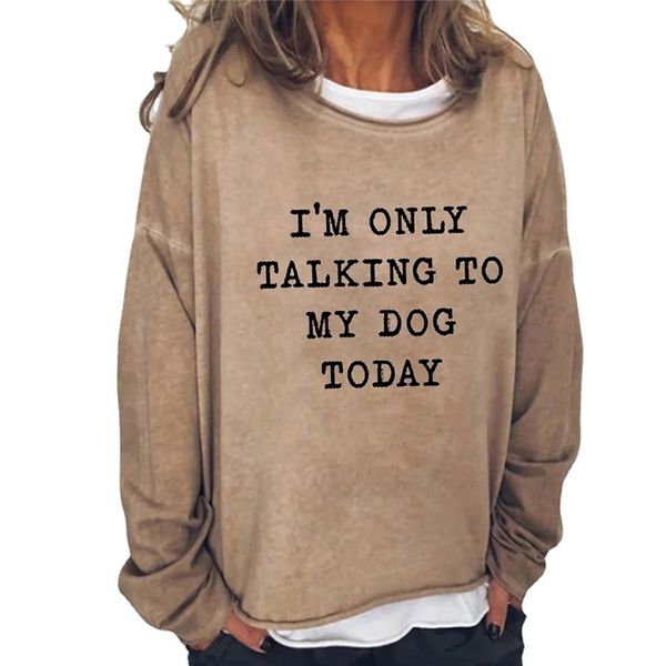 

women hoodie letter solid long sleeve printing 's causal sweatshirt female pullover sweatshirts 2021 autumn loose streetwear, Black
