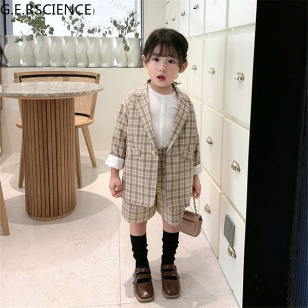 

2022 fashion baby spring and summer girl pure cotton dress suit kids adolescent children two-piece high quality, White