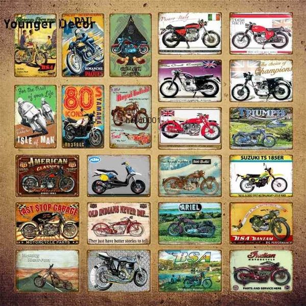 

american england classics motorcycles metal signs vintage wall poster for pub bar garage club home decor art sticker yi-0051