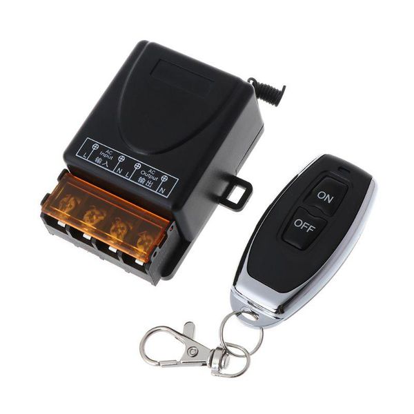 

wireless rf remote control switch ac 60v-280v 1ch 30a relay receiver smart home