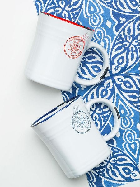 

mugs ceramic nordic nautical mug breakfast milk coffee tea porcelain household office lovers cup gift drinkware