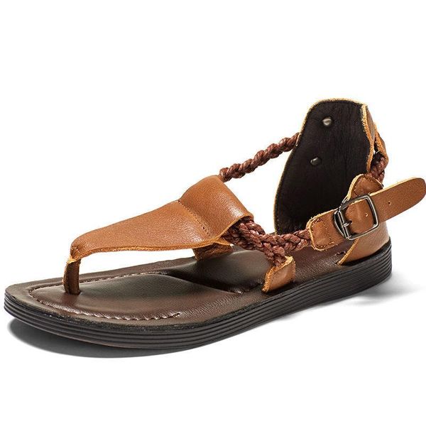 

sandals women summer fashion solid buckle flip flops shoes beach casual ladies gladiator cross-tied, Black