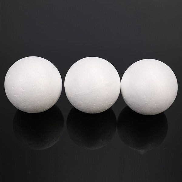 

party decoration 1-10pcs diy wedding ball spheres crafts 10-70mm modelling polystyrene styrofoam foam supplies