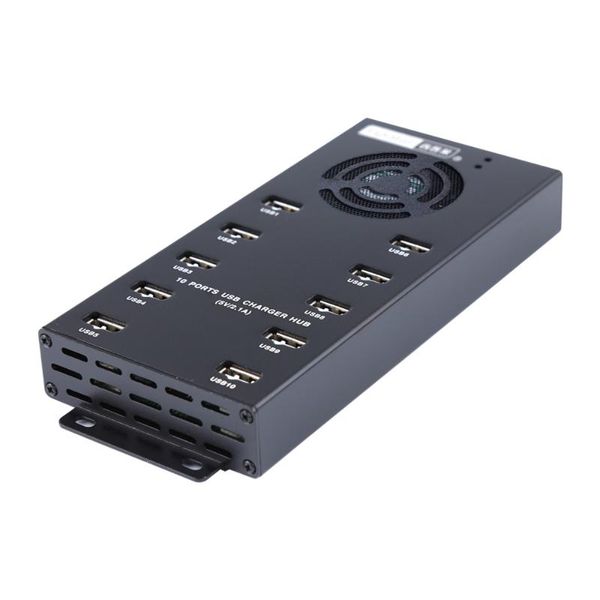 

hubs sipolar 10 ports usb 2.0 data and charger hub with 12v10a power adapter for phone tablets charging litecoin miners a-400