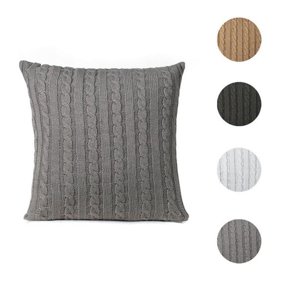 

cushion/decorative pillow simple fashion acrylic throw cover cafe sofa cushion 45x45cm fall autumn decoration square pillowcase