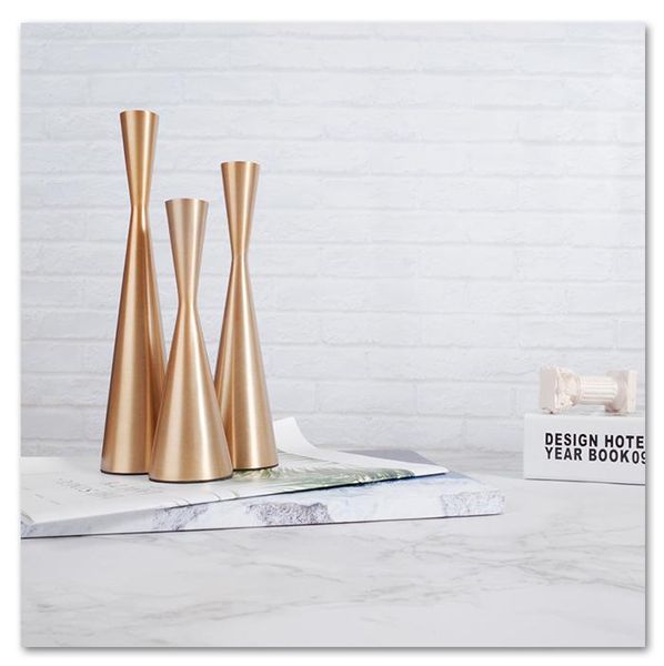 

candle holders simple moments home decor wedding candlestick party table decoration bronze europe style