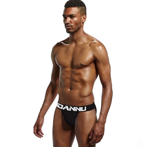 

men underwear men's briefs cotton panties breathable hombre ropa interior cueca brief solid mesh slip low waist raise pouch, Black;white