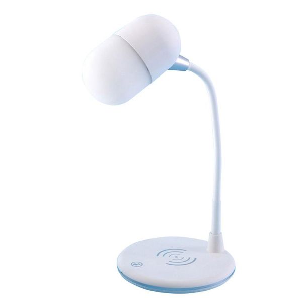 

mini speakers bluetooth speaker l4led light wireless charging three-in-one touch desk lamp bedside night audio subwoofer