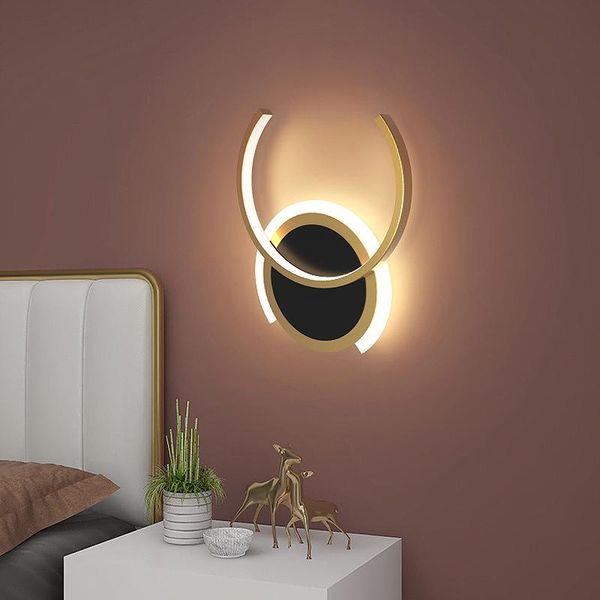 

wall lamps modern led for study living room bedroom bedside aisle corridor iron aluminum lights indoor lighting ac 90-260v