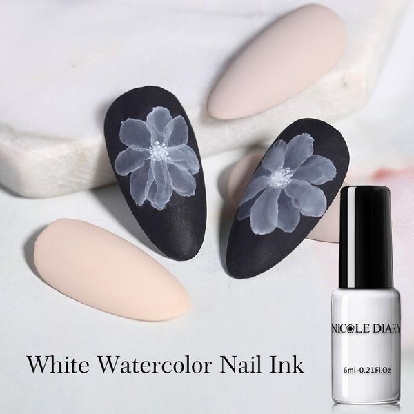 

diary watercolor ink polish blooming nail smoke effect magic smudge bubble diy varnish manicuring decoration salon1
