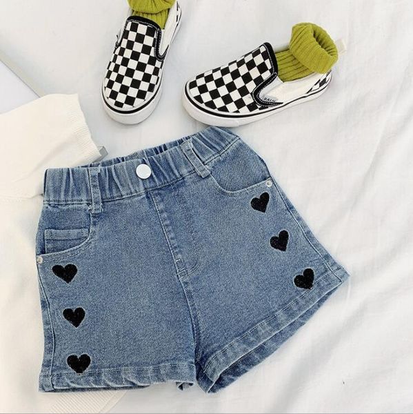 

arrival girls denim shorts summer fashion kids 2-7 years cy279, Black