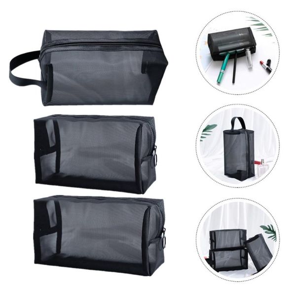 

storage bags 3pcs practical toiletry pouch cosmetics bag makeup cosmetic