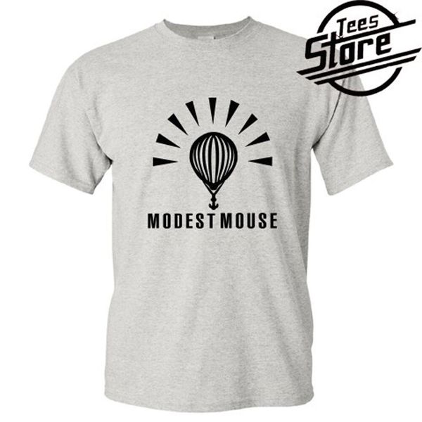 

New MODEST MOUSE Logo Men's Grey T-Shirt Size S-3XL-100% cotton, White;black