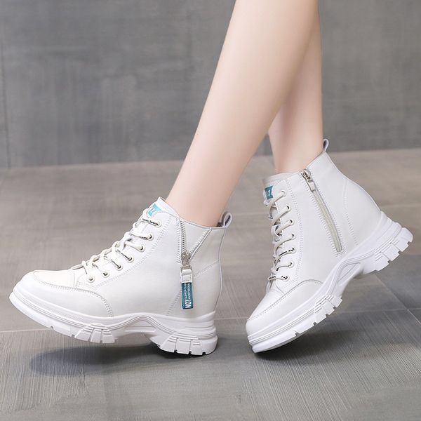 

inner heightening sports shoes women's casual 2021 autumn and winter new high student korean outdoor