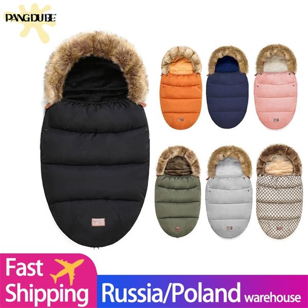 

baby footmuff stroller sleepsack blanket swaddle wrap winter infant sleeping bag envelope for borns sleepsacks 220222
