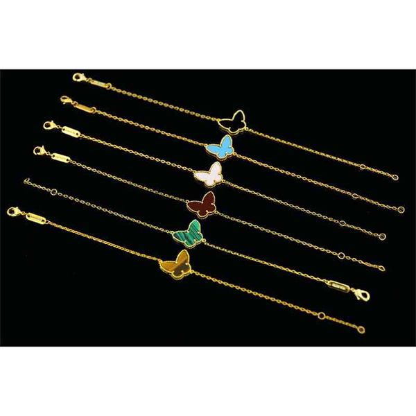 

fashion designer butterfly and flower charm bracelet ,black/red/white/tiger eyes 5 colors butterfly bracelets mother's day gift, Golden;silver