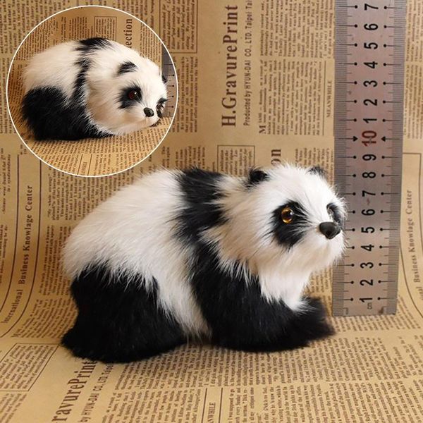 

simulation giant panda figurines decoration outdoor garden landscape crafts shop window sculpture miniatures decorative objects &