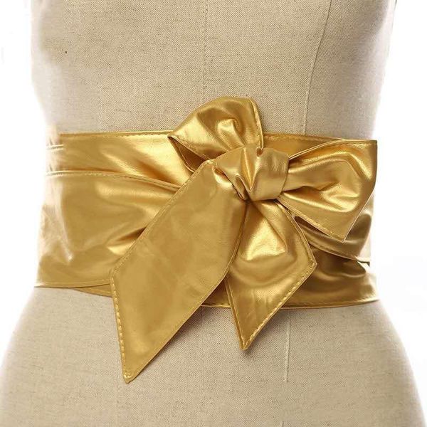 

belts idopy black leather cummerbunds female butterfly party women's punk rivet stretchy dress decoration lady, Black;brown