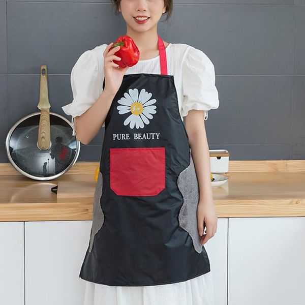 

aprons baking accessories kitchen apron women men cute bear hanging neck wipeable waterproof oil-proof household cooking cleaning